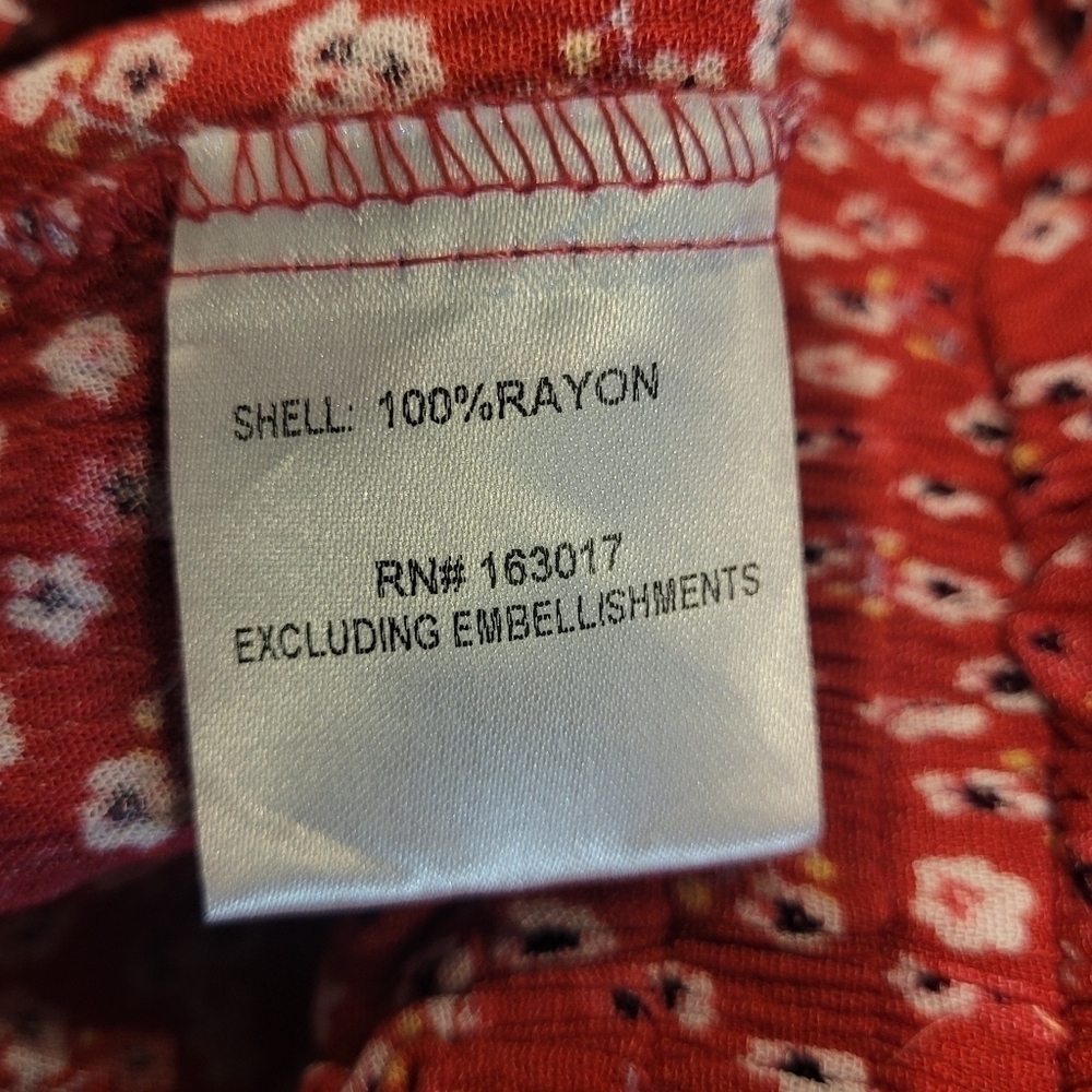 Princess Polly Pink Floral Ruffle Tier Mini Skirt Size 8 - Picture 6 of 8